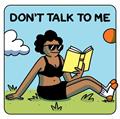 Fungirl Forever Dont Talk To Me Sticker (MR)