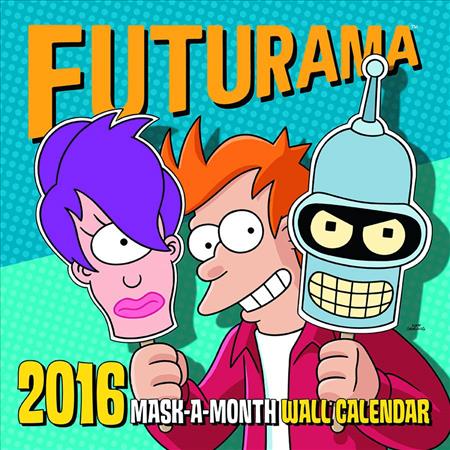 FUTURAMA 2016 12 MONTH CALENDAR