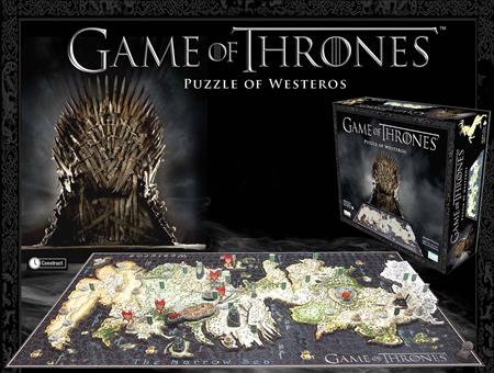 4D CITYSCAPE GAME OF THRONES WESTEROS PUZZLE (O/A) (C: 0-1-2