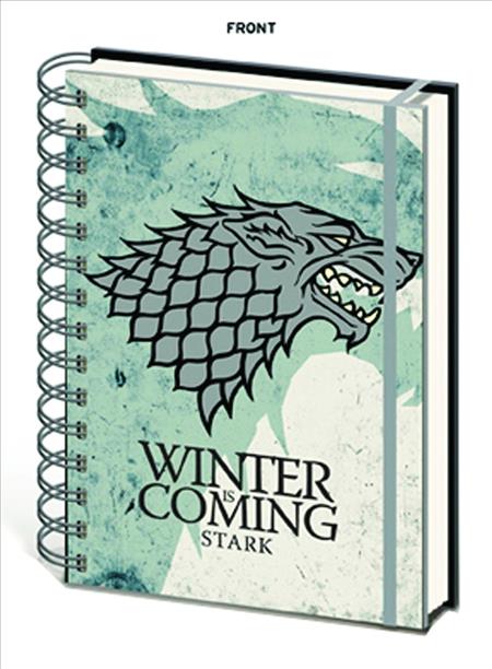 GAME OF THRONES HOUSE STARK NOTEBOOK (C: 1-1-2)