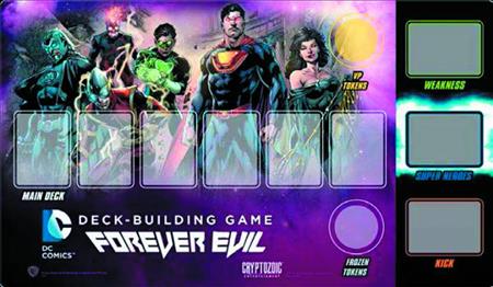 DC DECK BUILDING GAME FOREVER EVIL PLAYMAT (C: 1-1-2)