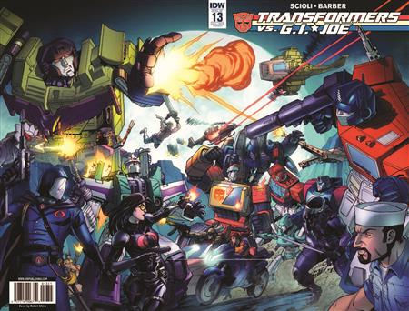 TRANSFORMERS VS GI JOE #13 ROLL OUT ROLL CALL VAR