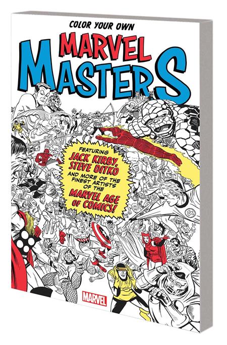 COLOR YOUR OWN MARVEL MASTERS TP