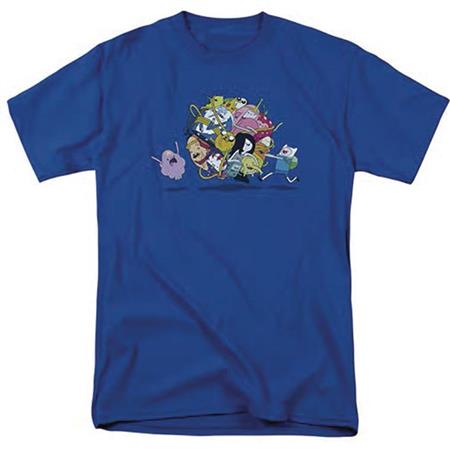 ADVENTURE TIME ROLL BLUE T/S SM (C: 0-1-1)