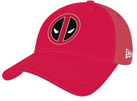 DEADPOOL SYMBOL WASHED TRUCKER SNAP BACK CAP (C: 1-1-2)