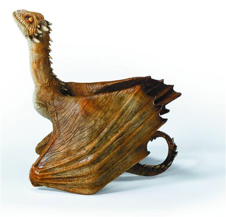 GAME OF THRONES VISERION BABY DRAGON RESIN STATUE (Net) (C:
