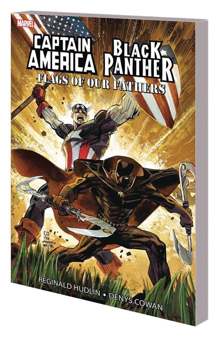 CAPTAIN AMERICA BLACK PANTHER FLAGS OUR FATHERS NEW PTG