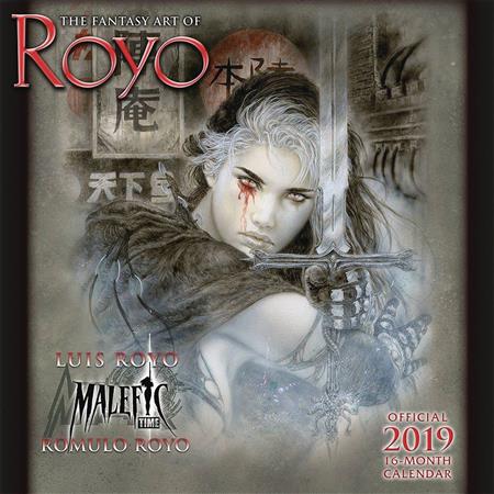 FANTASY ART OF LUIS ROYO 2019 WALL CALENDAR (MR) (C: 1-1-0)
