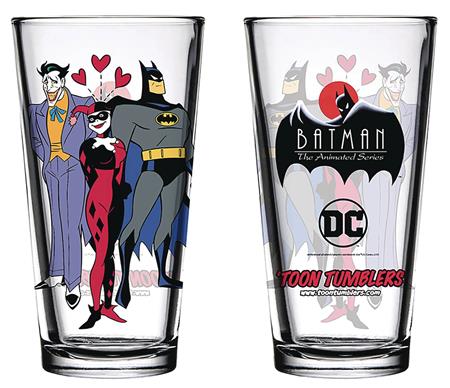 BATMAN ANIMATED SERIES MAD LOVE PINT GLASS (C: 1-1-2)