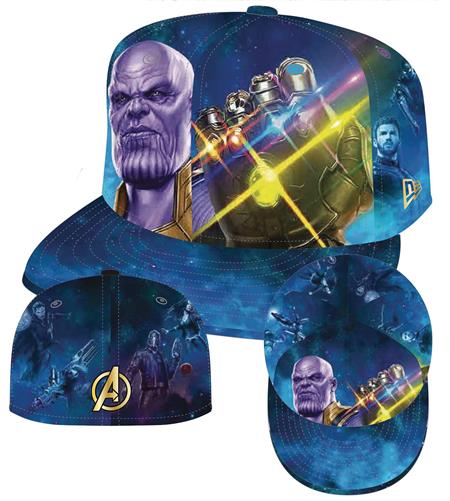 AVENGERS IW THANOS INFINITY GAUNTLET 5950 FITTED CAP 7 1/8 (
