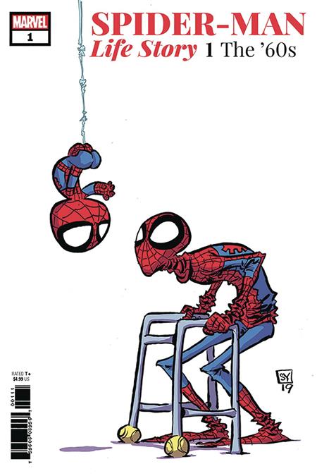 DF SPIDERMAN LIFE STORY #1 YOUNG VAR GOLD SGN ROMITA SR * Allocations may occur.