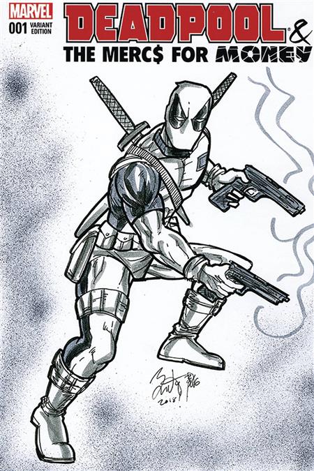 DF DEADPOOL THE MERCS FOR MONEY #1 SGN RMRK KONG
