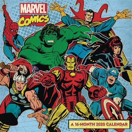 MARVEL COMICS RETRO 2020 WALL CALENDAR (C: 1-1-0)