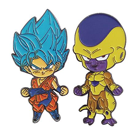 DRAGONBALL SUPER SSGSS GOKU AND GOLDEN FRIEZA PIN SET (C: 1-