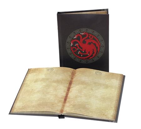 GAME OF THRONES HOUSE TARGARYEN SIGIL LIGHT UP NOTEBOOK (C: