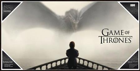 GAME OF THRONES TYRION & DRAGON TEMPERED GLASS POSTER (C: 1-