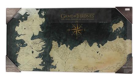 GAME OF THRONES WESTEROS MAP TEMPERED GLASS POSTER (C: 1-1-2