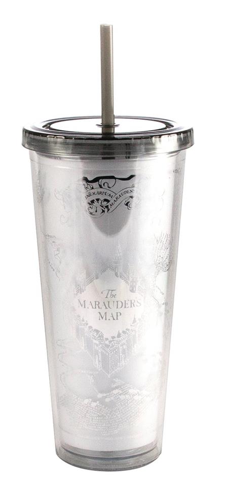 HARRY POTTER SILVER MARAUDERS MAP TUMBLER (C: 1-0-2)