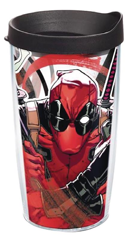 MARVEL DEADPOOL ICONIC 16OX TUMBLER W/LID (C: 1-1-2)