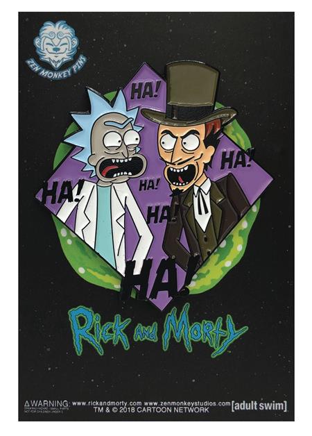 RICK AND MORTY THE DEVIL AND RICK DIAMOND PIN (C: 1-1-2)