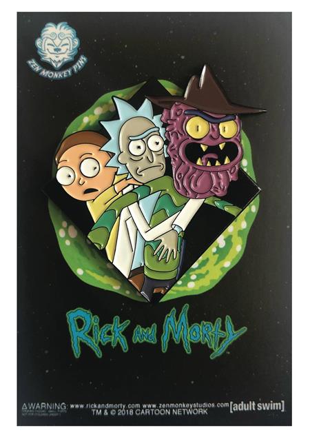 RICK AND MORTY SCARY TERRY PIN (C: 1-1-2)