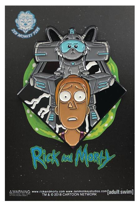 RICK AND MORTY SUMMER AND SNOWBALL PIN (C: 1-1-2)