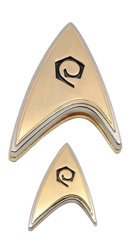 STAR TREK DISCOVERY ENTERPRISE OPERATIONS BADGE AND PIN SET