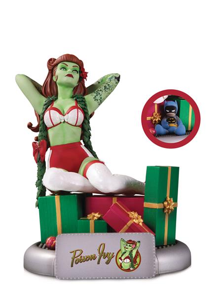 DC BOMBSHELLS POISON IVY HOLIDAY VARIANT STATUE