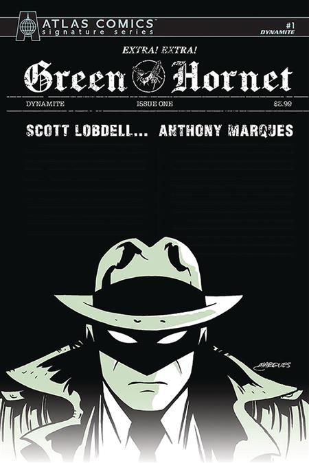 GREEN HORNET #1 MARQUES SGN ATLAS ED (C: 0-1-2)