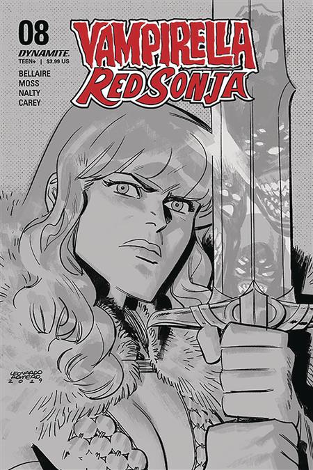 VAMPIRELLA RED SONJA #10 40 COPY ROMERO B&W INCV