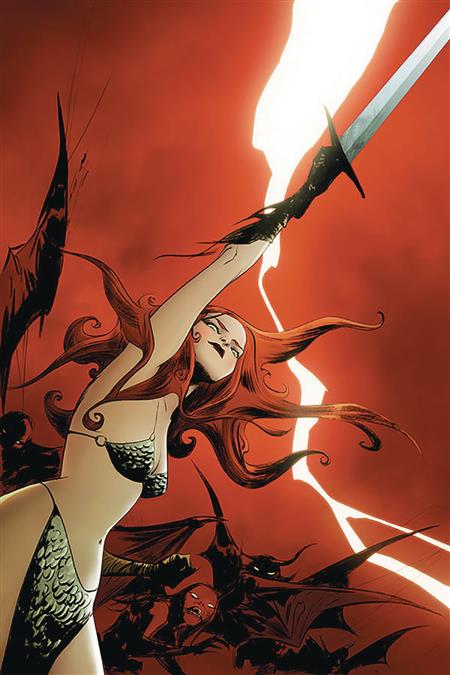 VAMPIRELLA RED SONJA #10 LEE LTD VIRGIN CVR