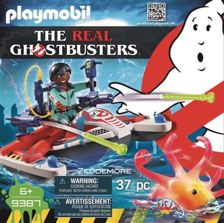 PLAYMOBIL REAL GHOSTBUSTERS ZEDDEMORE W/AQUA SCOOTER AF SET