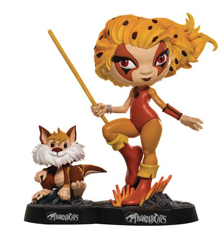 MINI CO HEROES THUNDERCATS CHEETARA & SNARF VINYL STATUE (C: