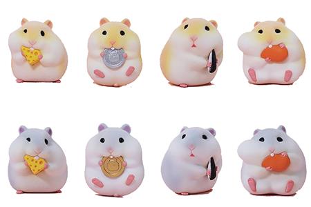 THE GLUTTONOUS HAMSTERS 8PC TRADING FIG BMB DIS (C: 1-1-2)