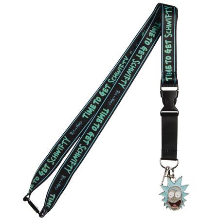 RICK & MORTY TIME TO GET SCHWIFTY TAPING LANYARD (C: 1-0-2)
