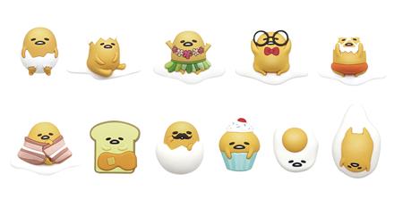 SANRIO GUDETAMA 3D FOAM BAG CLIP 24PCS BMB DS (C: 1-1-2)