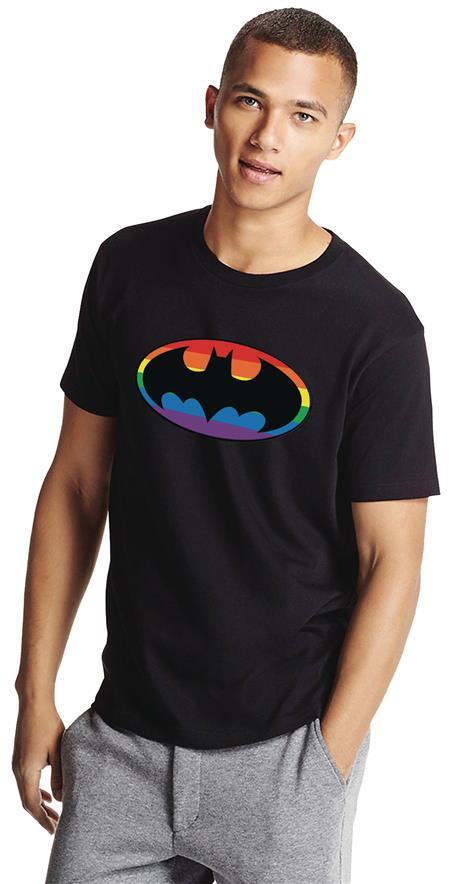 BATMAN PRIDE SYMBOL T/S LG (C: 1-1-2)