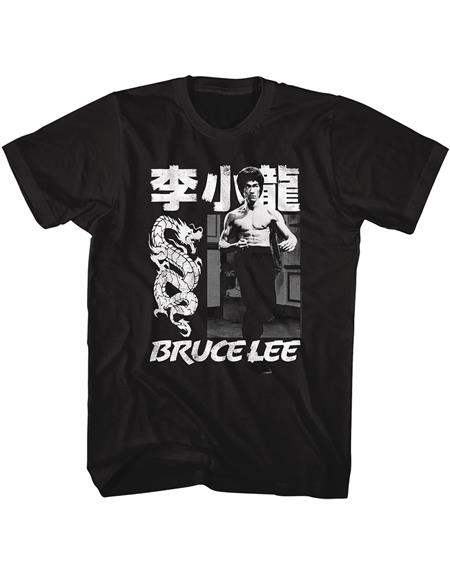 BRUCE LEE DRAGON BLACK T/S LG (C: 1-1-2)