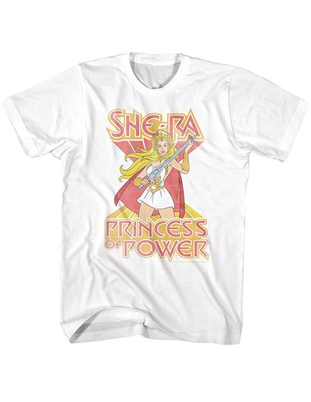 SHE-RA PRINCESS OF POWER WHITE T/S SM (C: 1-1-2)