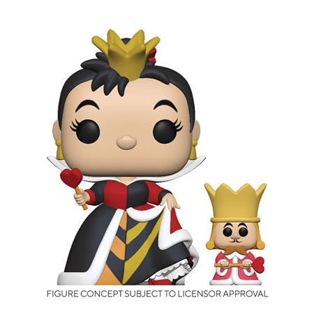 POP ALICE 70TH ALICE QUEEN W/ KING VINYL FIG (C: 1-1-2)