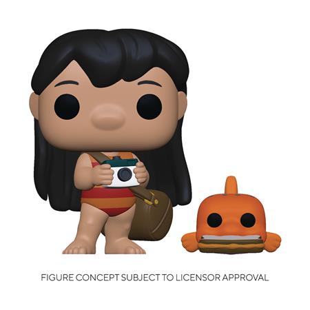 POP DISNEY LILO & STITCH LILO W/ PUDGE VIN FIG (C: 1-1-2)