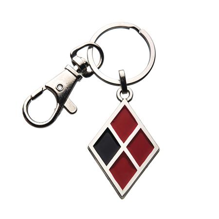 DC BIRDS OF PREY HARLEY QUINN SYMBOL KEYCHAIN (C: 1-1-2)