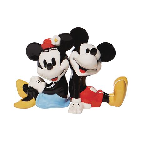 DISNEY MICKEY AND MINNIE MOUSE SALT & PEPPER SHAKER (C: 1-1-