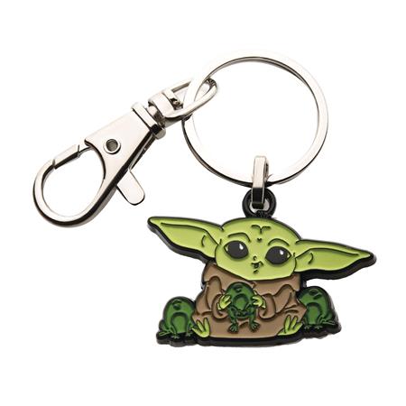 STAR WARS THE MANDALORIAN GROGU WITH FROGS KEYCHAIN (C: 1-1-