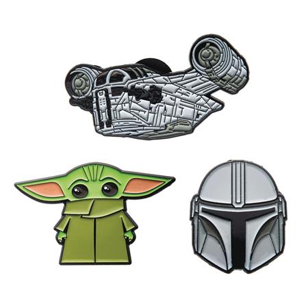 STAR WARS THE MANDALORIAN PIN SET (C: 1-1-2)