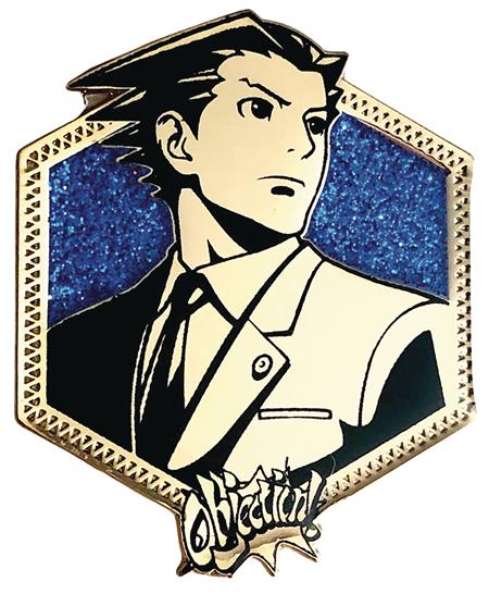 ACE ATTORNEY PHOENIX WRIGHT GOLDEN SERIES PIN (C: 1-1-2)