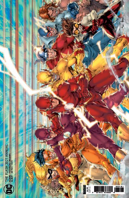 FLASH 2021 ANNUAL #1 CVR B BRETT BOOTH CARD STOCK VAR