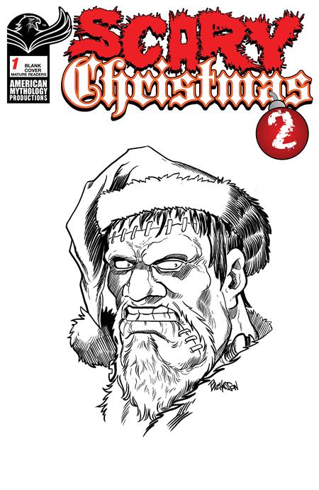 SCARY CHRISTMAS VOL 2 #1 CVR HASSON ORIGINAL FRANKENCLAUS SK