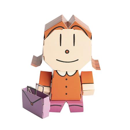 DOG MAN THE BARK KNIGHT SARAH HATOFF CUBLE FOLDABLE FIGURE (