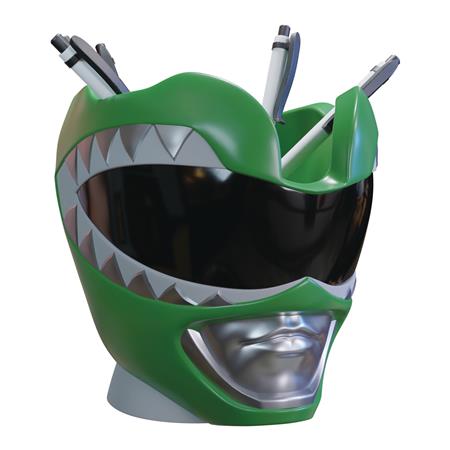 POWER RANGERS GREEN RANGER HELMET POLYSTONE PEN HOLDER (C: 1